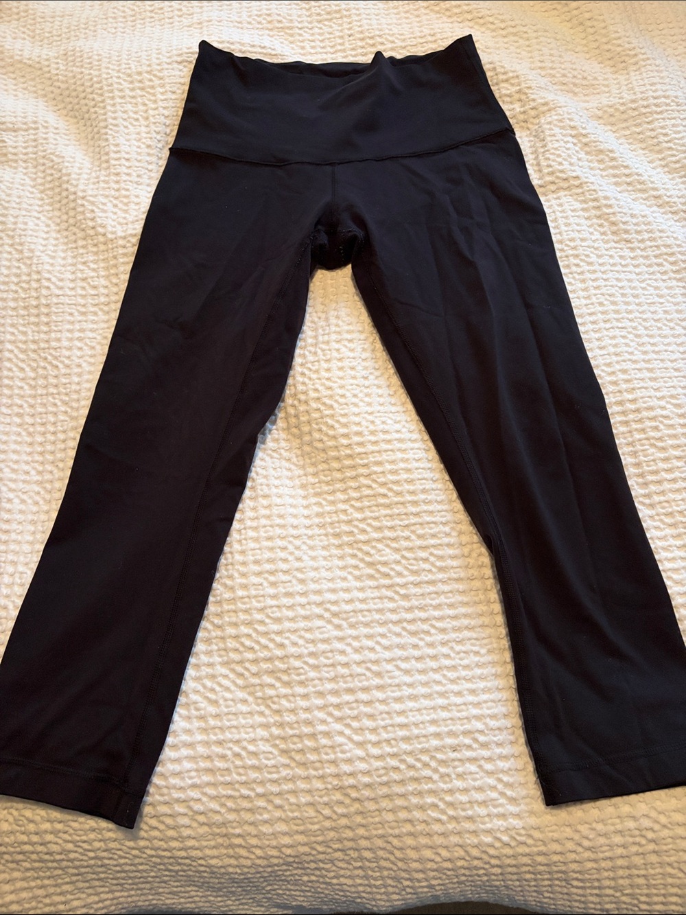 lululemon athletica Black High-Waist Leggings cropped